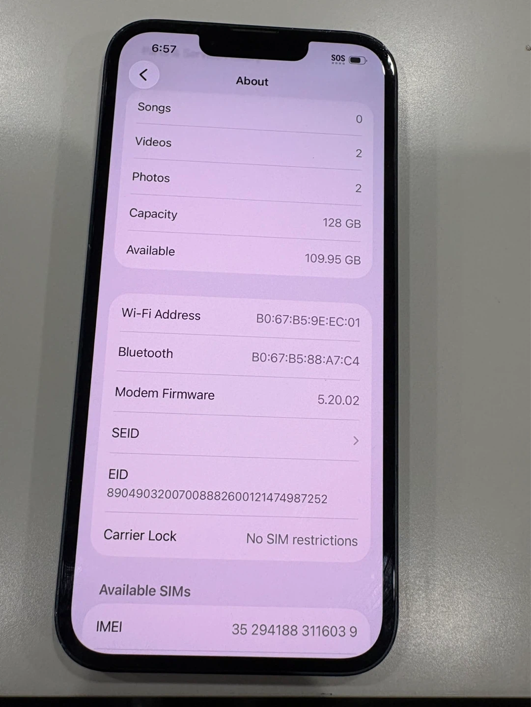 iPhone 13 128GB Midnight Unlocked - 79% Battery - photo 4