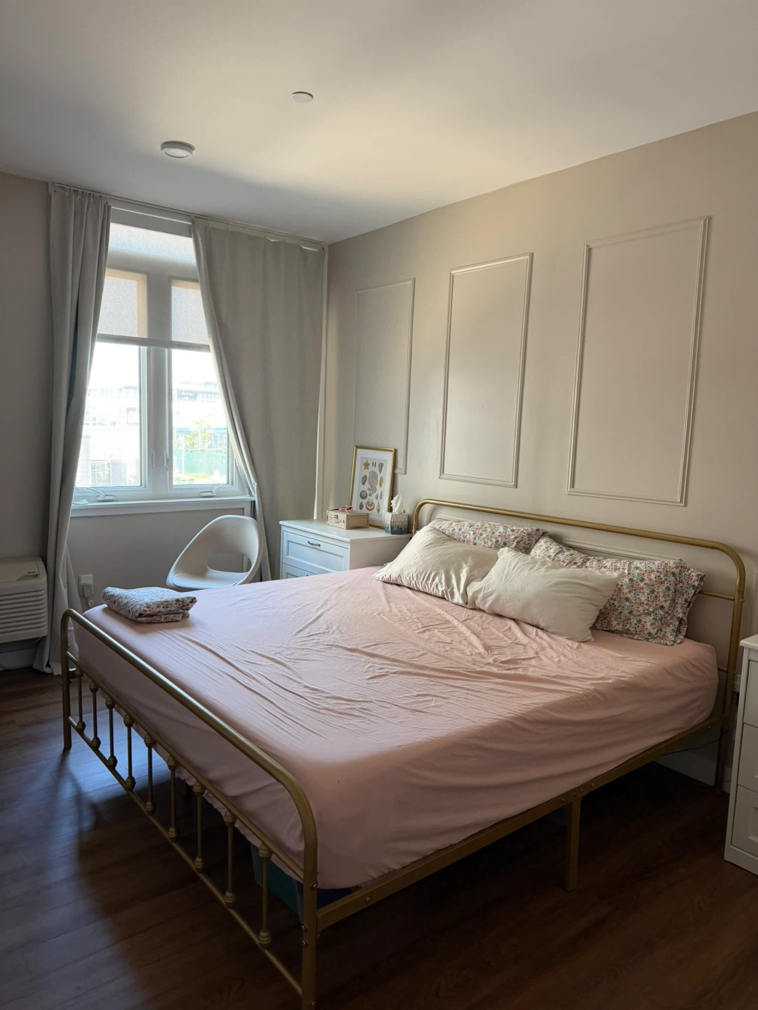 Brass/Gold Metal Bed Frame - King Size - photo 2