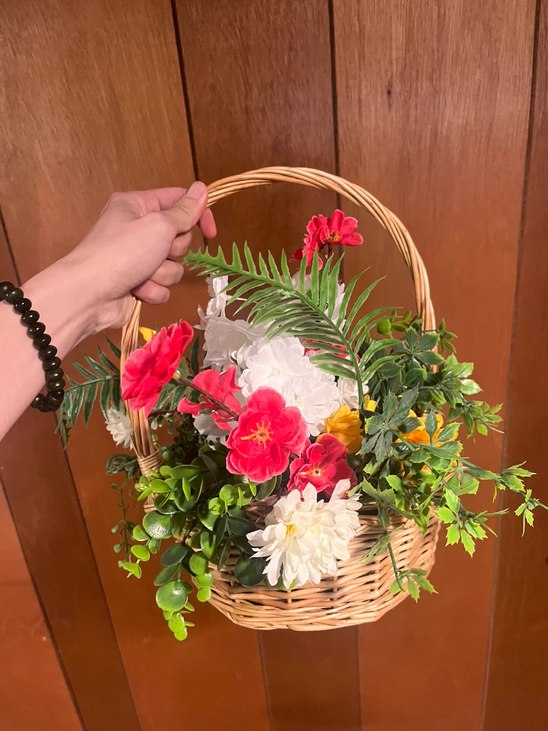 Artificial Floral in Basket