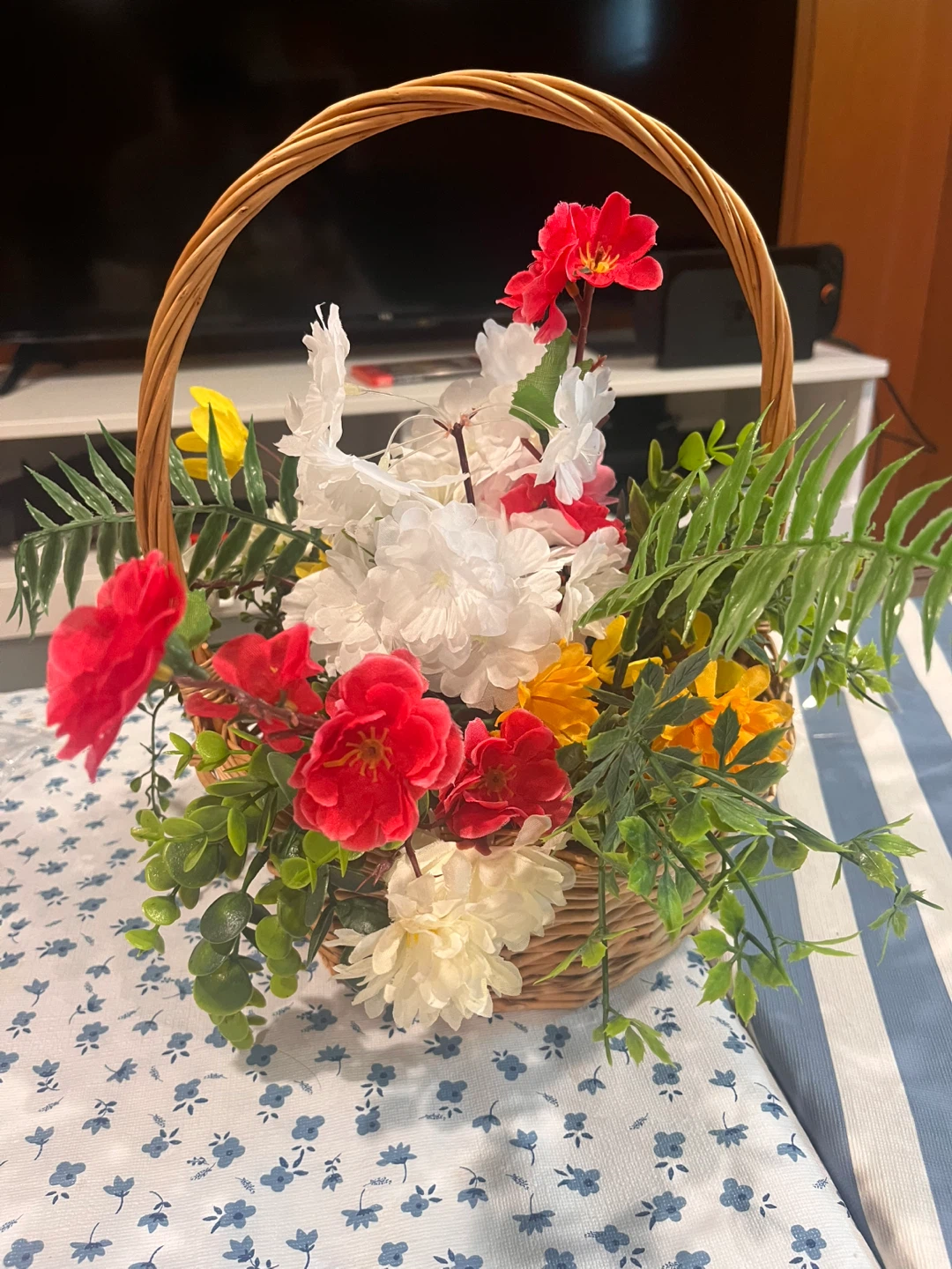 Artificial Floral in Basket - photo 2