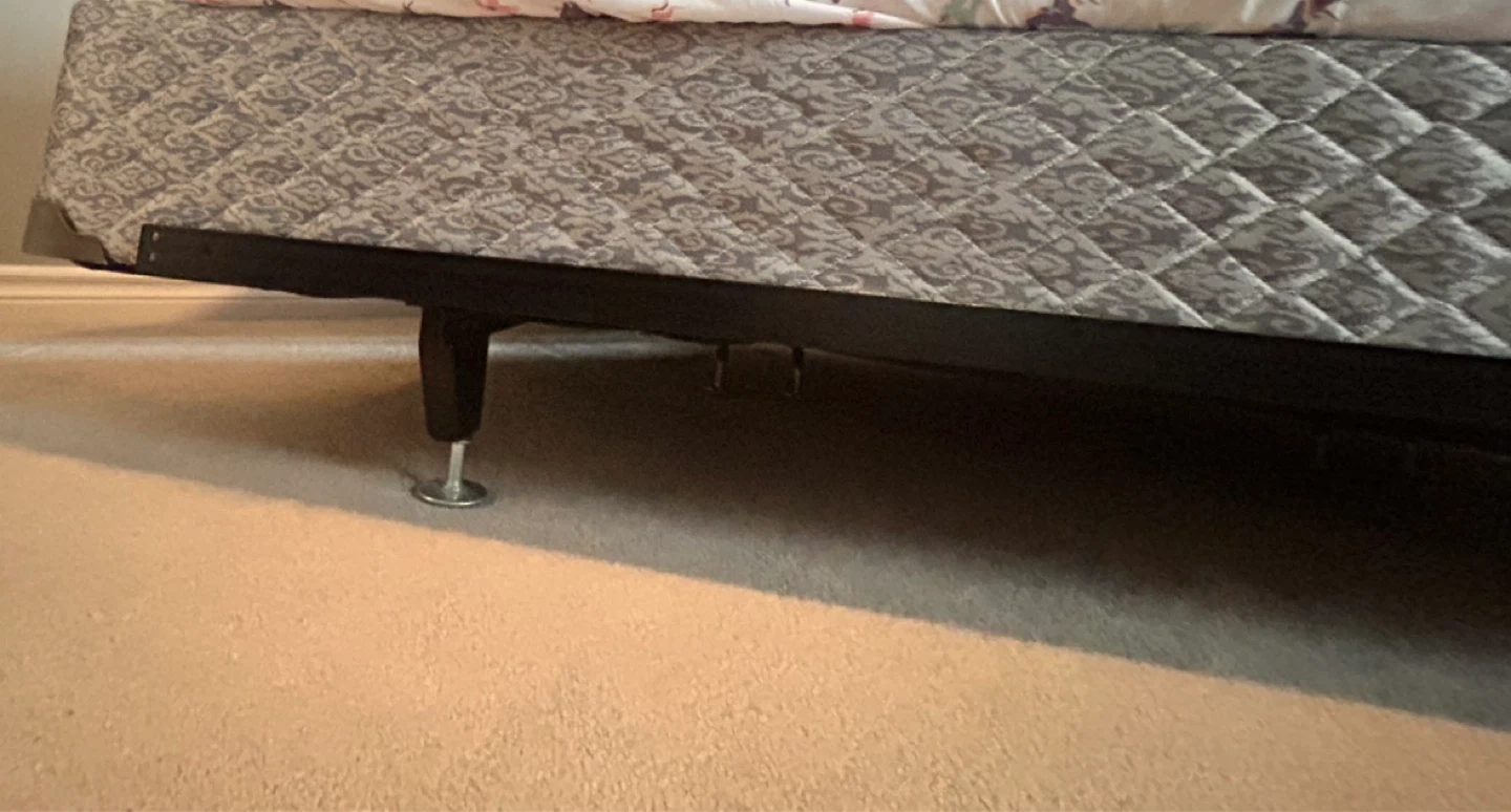 Heavy duty adjustable Metal Bed Frame & Queen Box Spring - photo 4