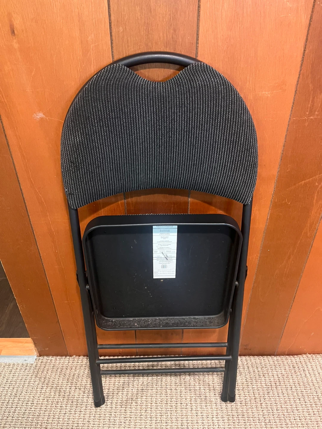 Black Folding Chair