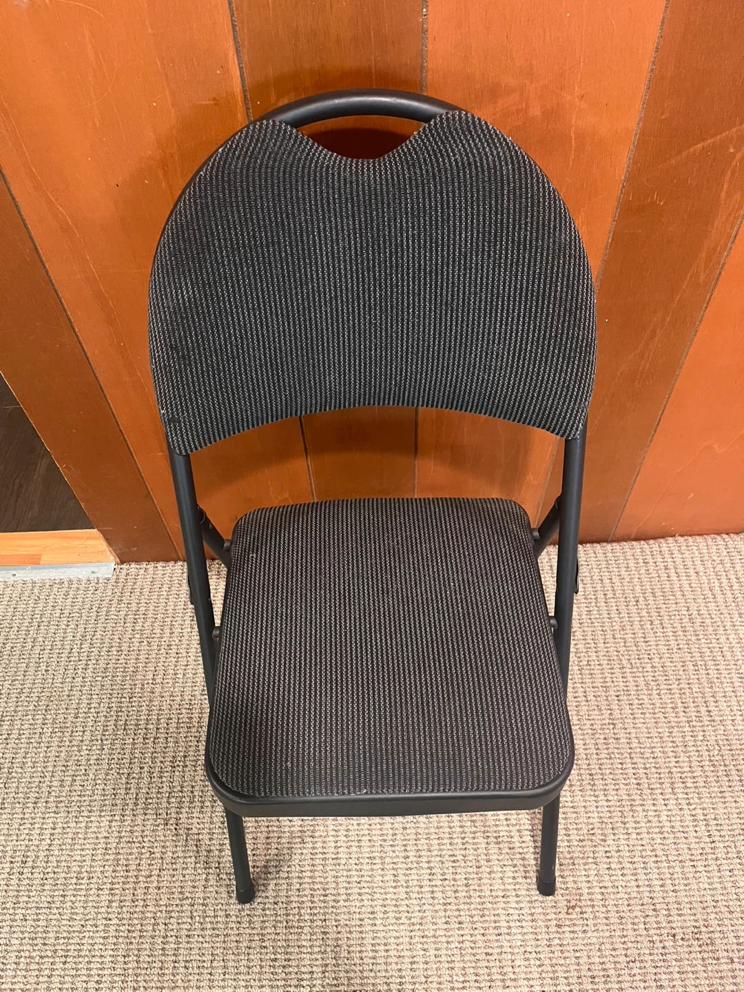Black Folding Chair - photo 2