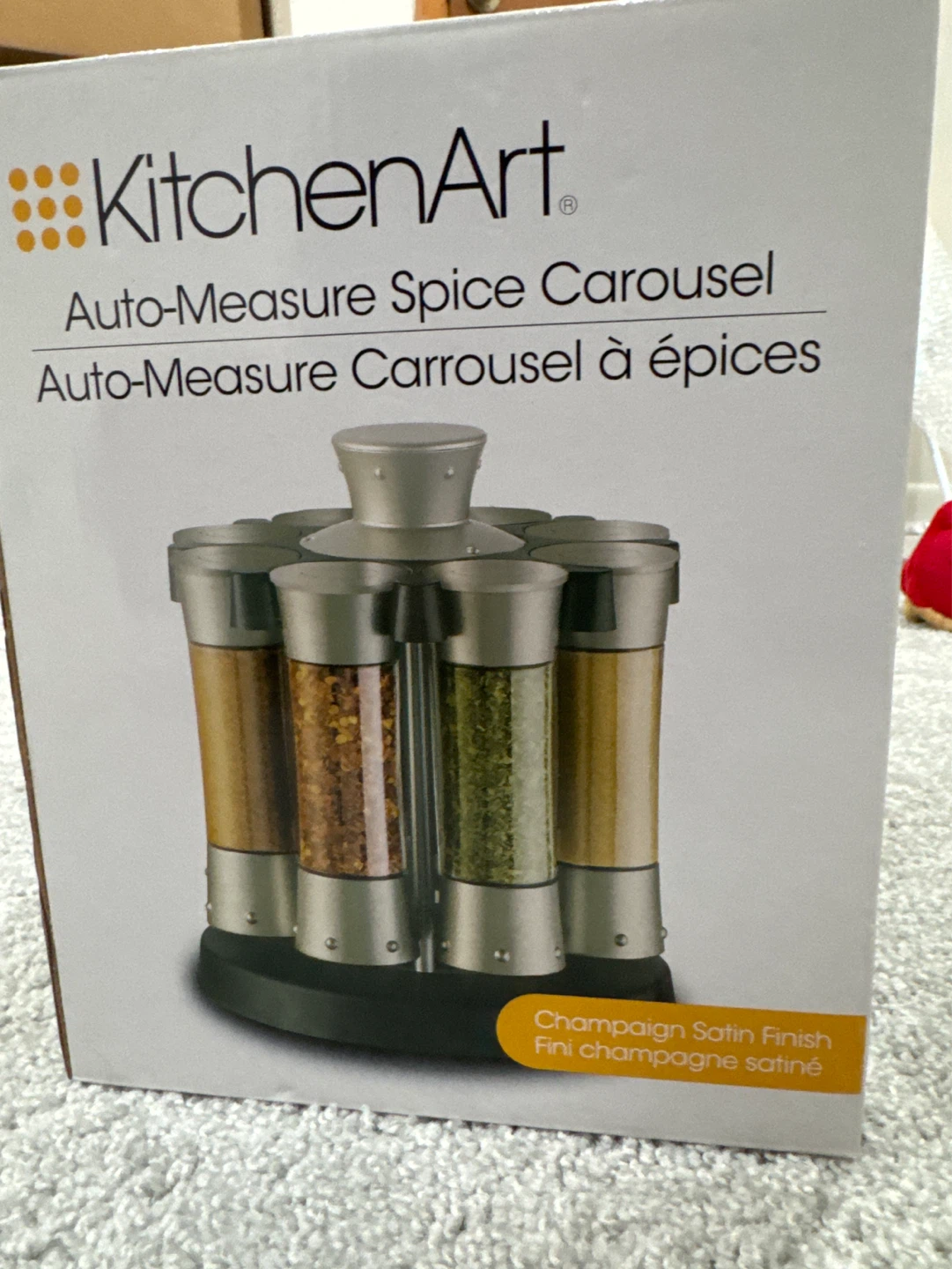 KitchenArt Auto-Measure Spice Carousel