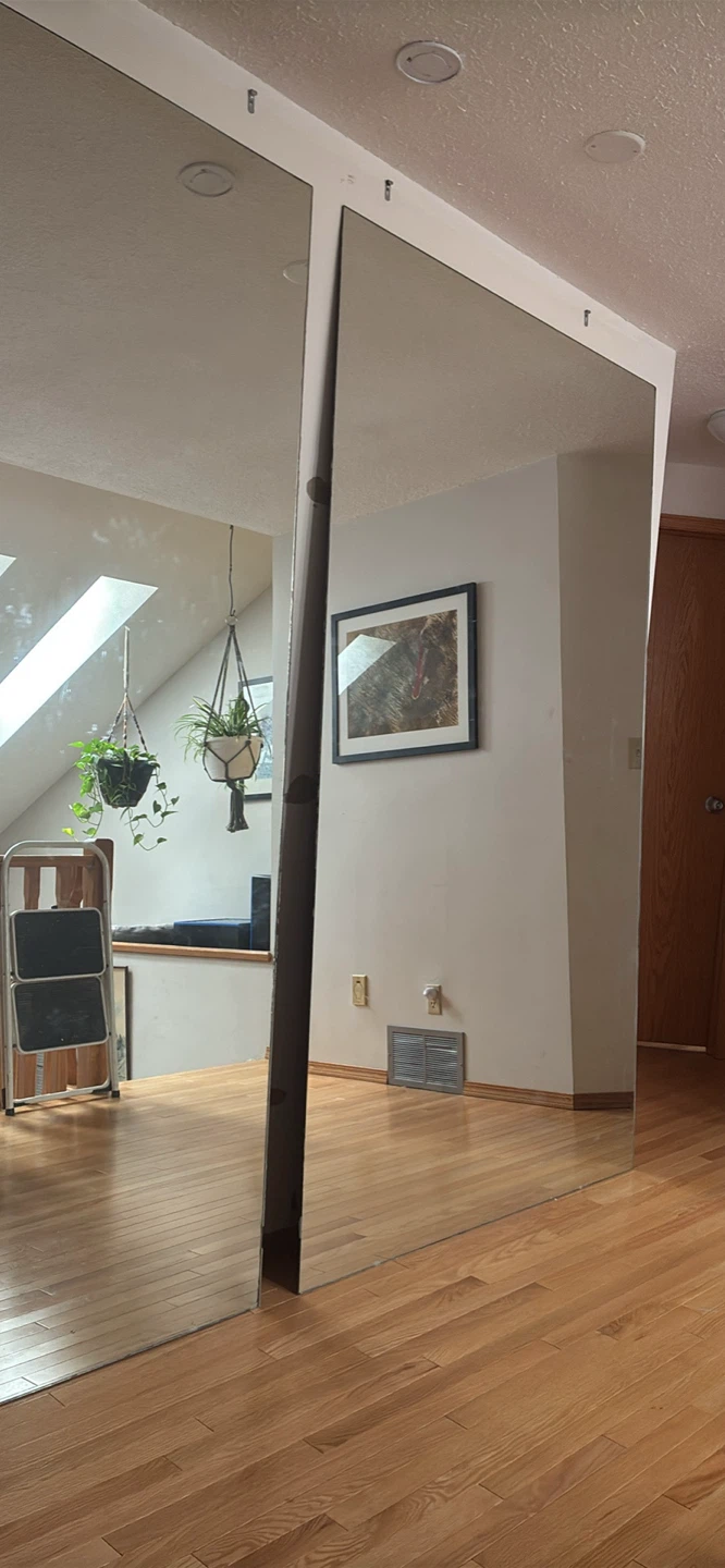 2 large mirrors 4’x7’9” - photo 2