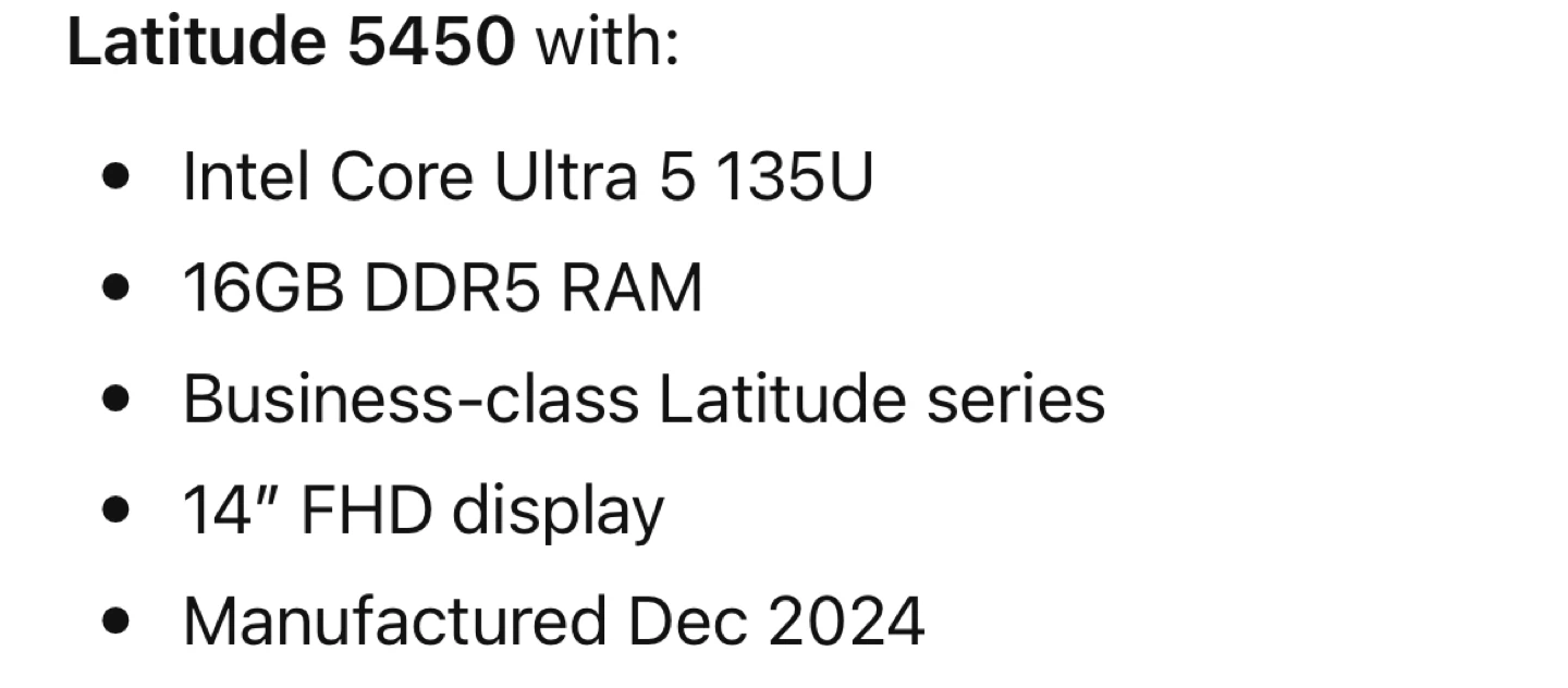 Dell Latitude 5450 Laptop (2024) - photo 2