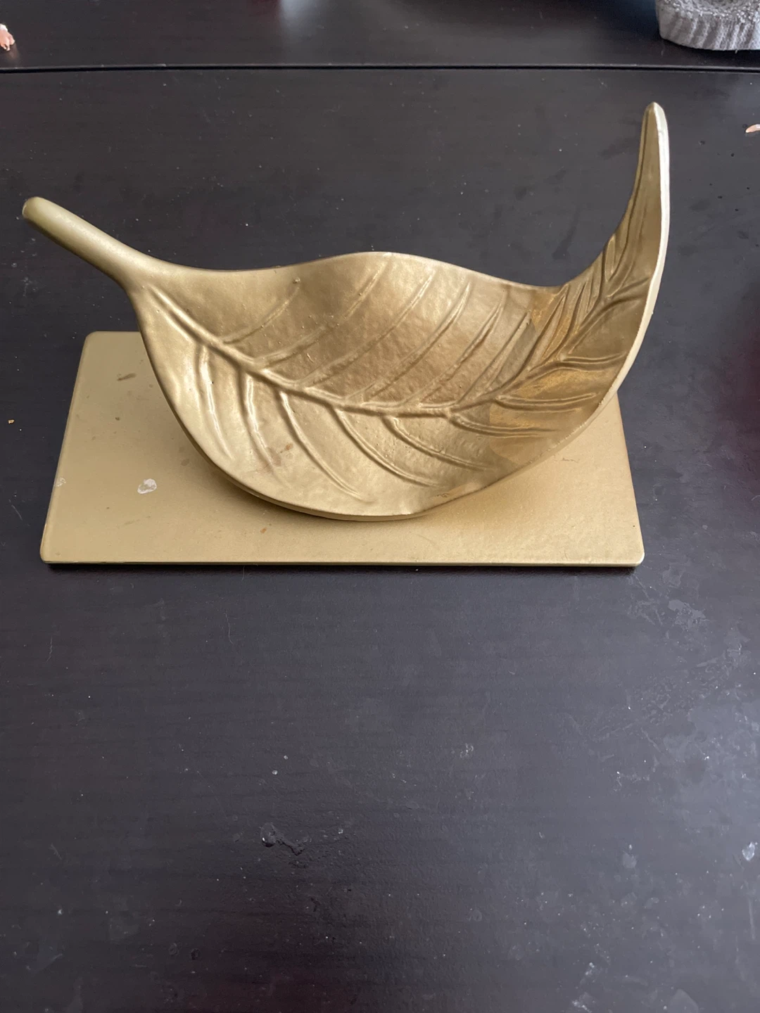 Gold Leaf Trinket Dish