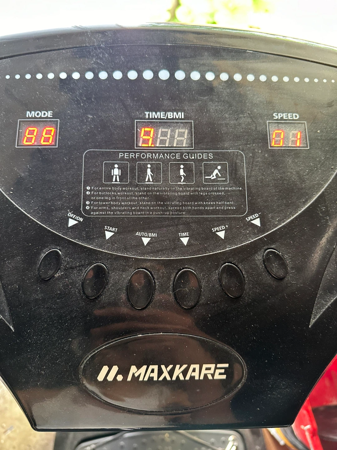 MaxKare Black Vibration Plate Exercise Machine - photo 3