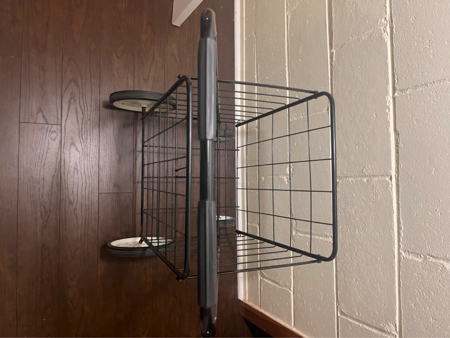 Big Black Folding Shopping Cart - photo 3