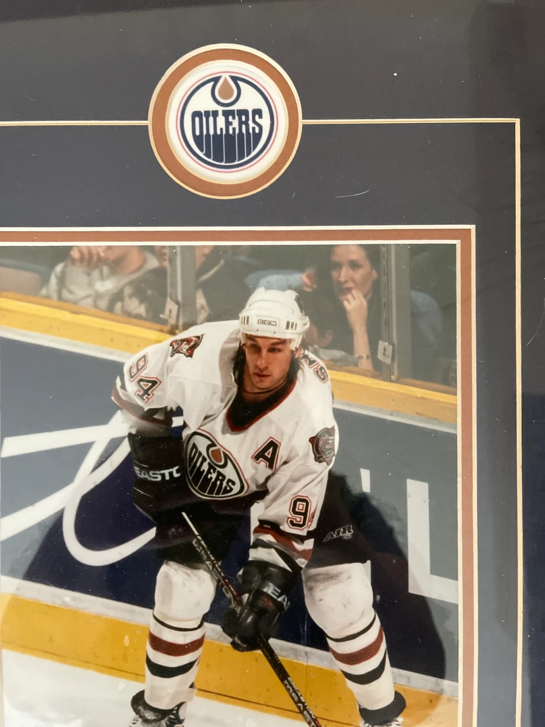 Framed Ryan Smyth #94 Edmonton Oilers Photo - photo 3