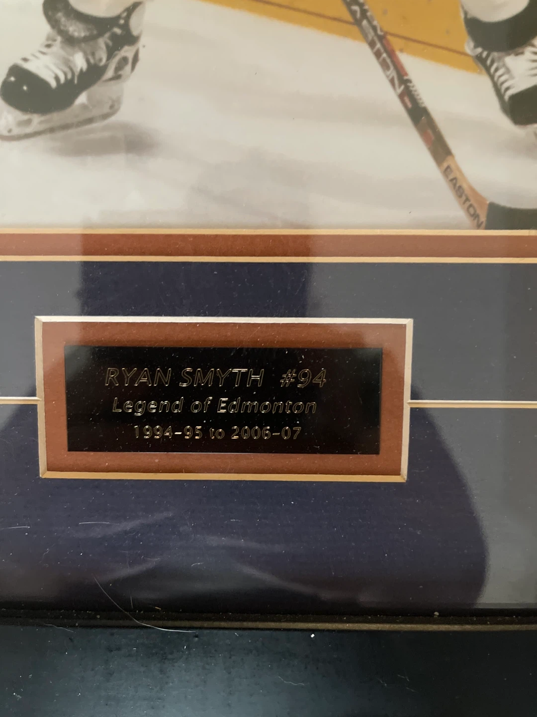 Framed Ryan Smyth #94 Edmonton Oilers Photo - photo 2