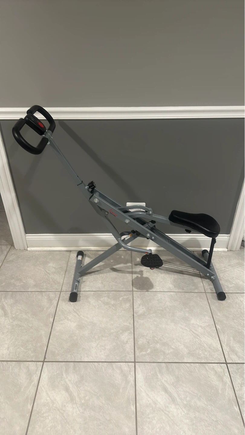 Sunny Health & Fitness Squat Assist Row-N-Ride Trainer - photo 3