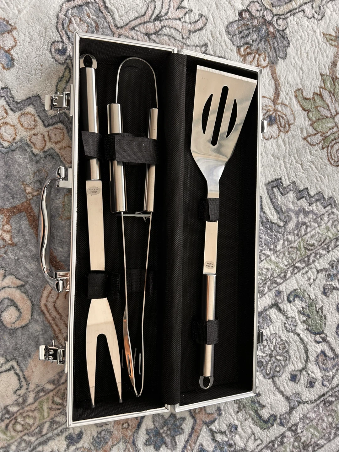 Würth 3-Piece BBQ Grilling Tool Set w/ Case - photo 2