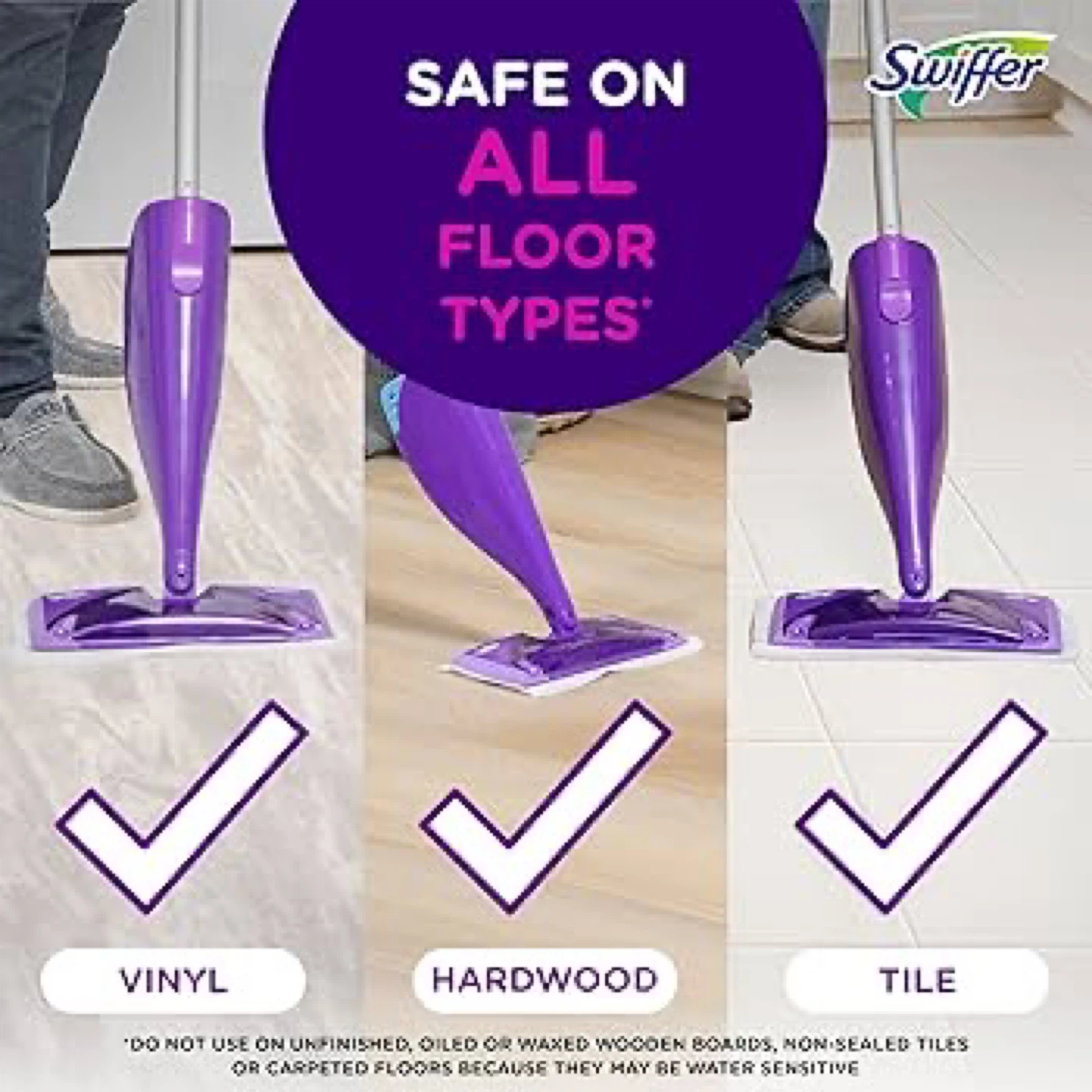 Swiffer WetJet Hardwood and Floor Spray Mop Cleaner Starter - photo 3