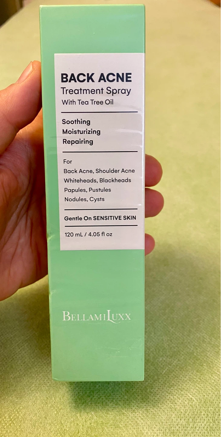 BellamiLuxx Back Acne Treatment Spray with Tea Tree Oil - 120 ml