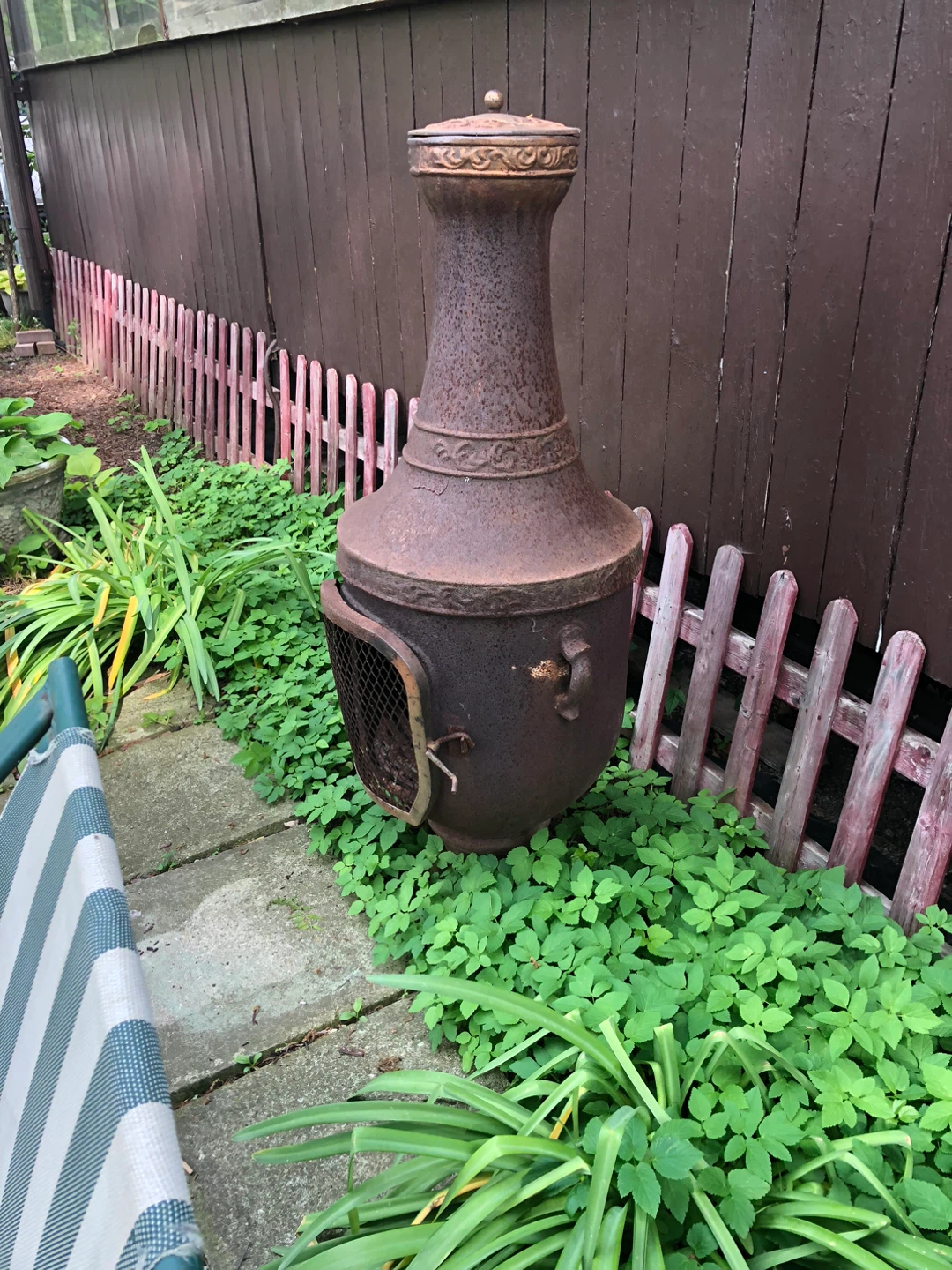 Rustic Cast Iron Chiminea - photo 4