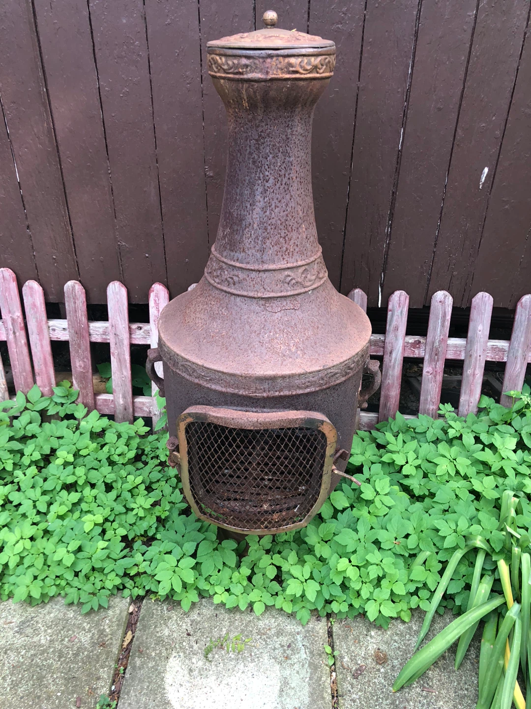 Rustic Cast Iron Chiminea - photo 5