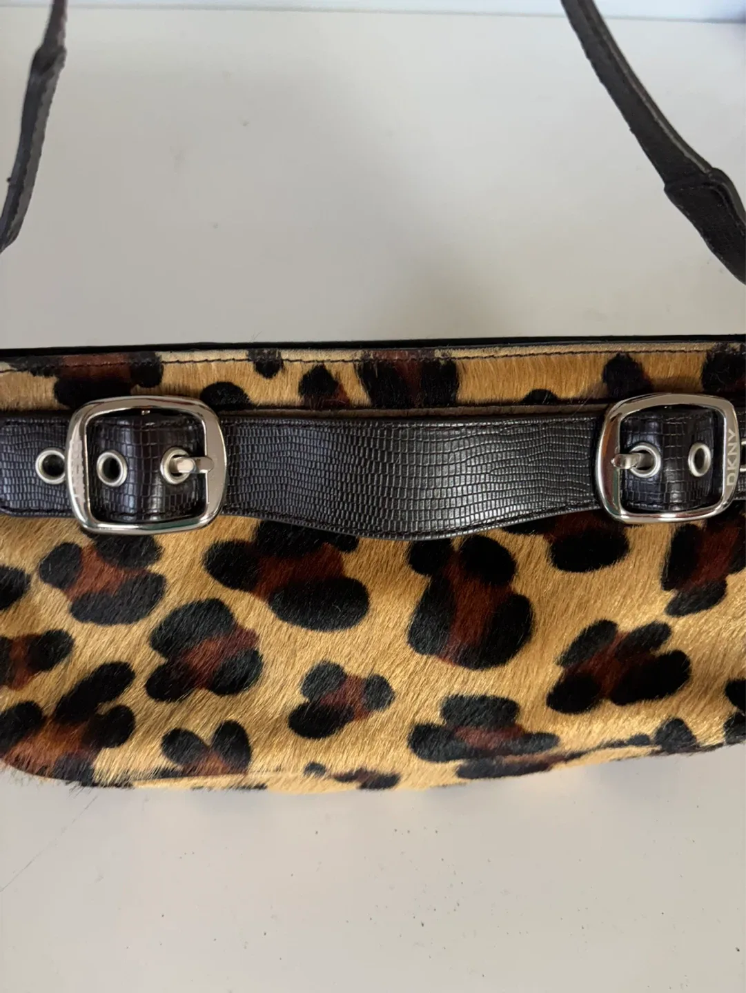 DKNY Leopard Print Shoulder Bag - photo 3