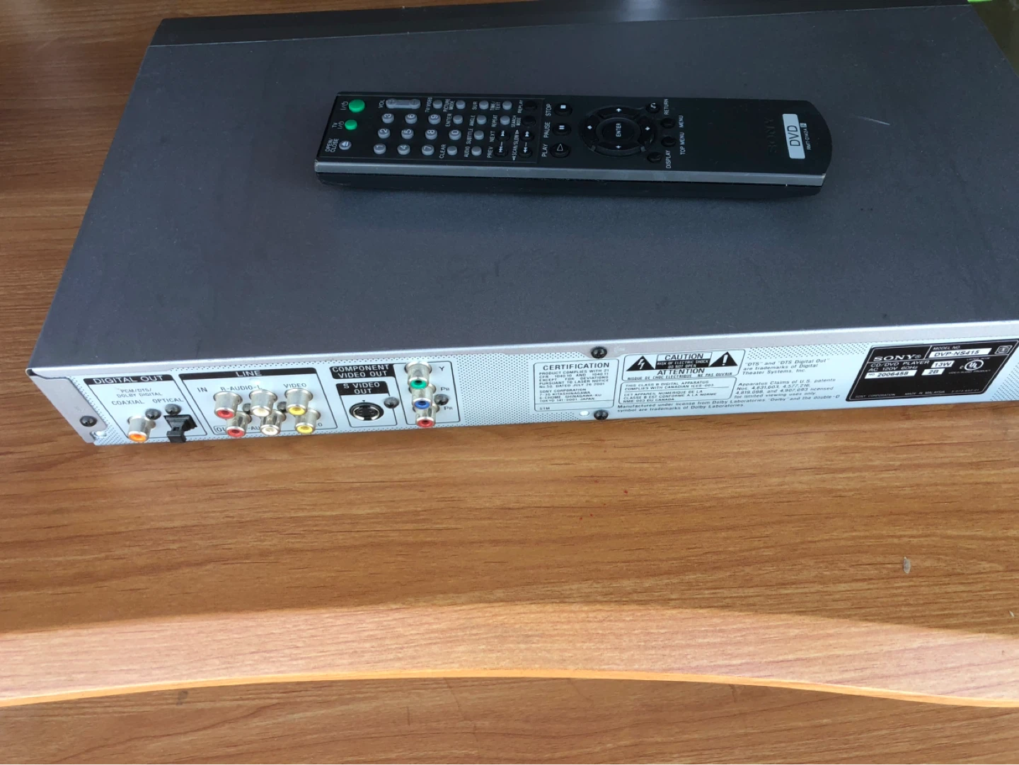 Sony DVD Player with Remote - photo 2