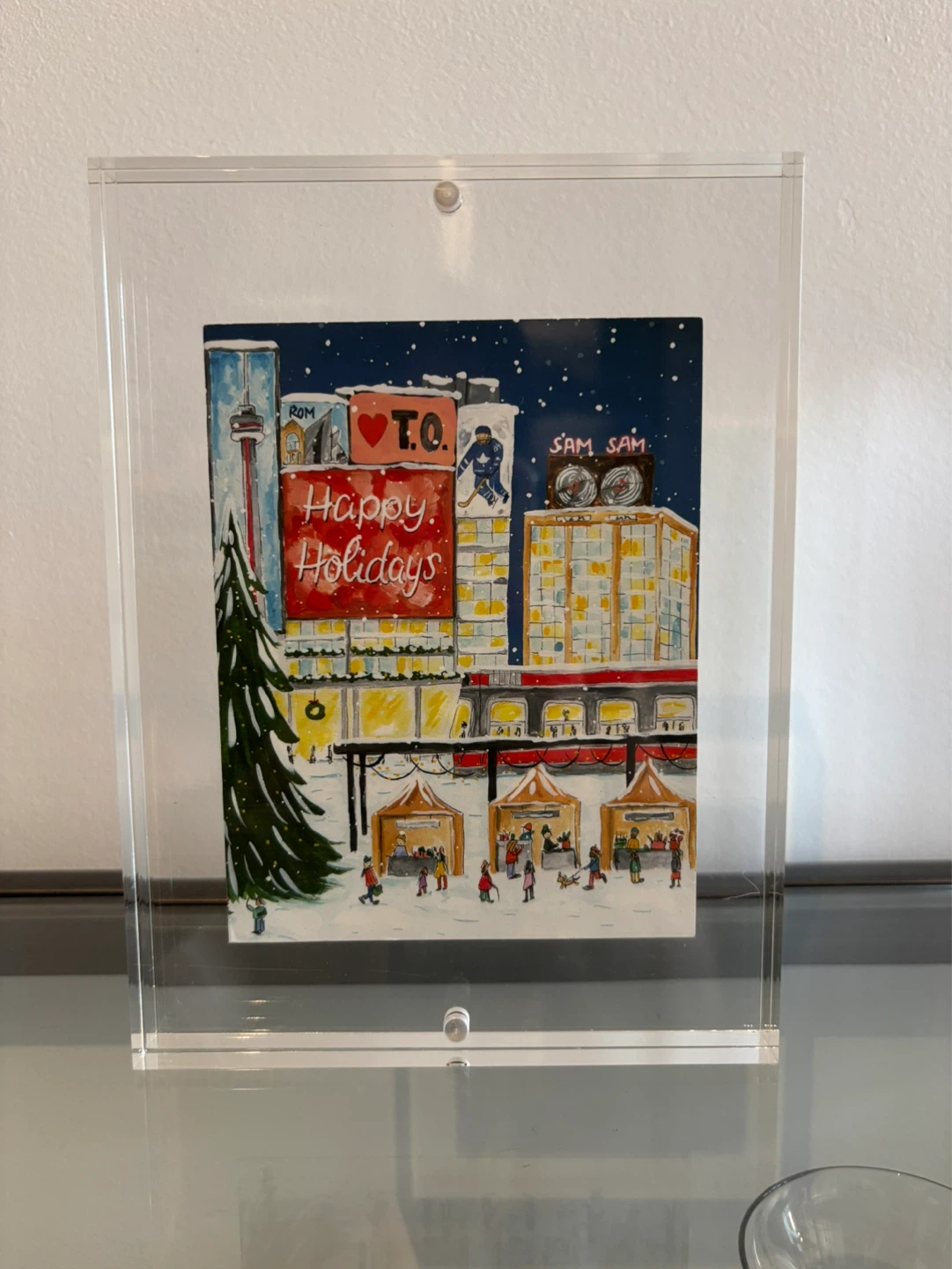 Acrylic photo frame