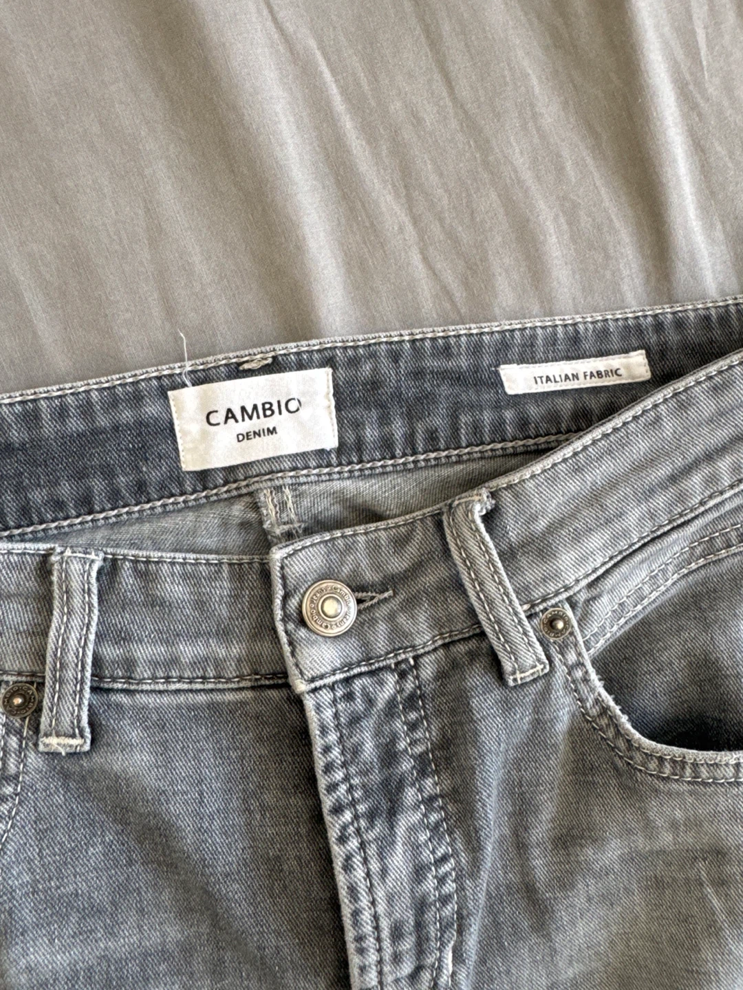 CAMBIO DENIM Grey Wash Italian Fabric Jeans - photo 2