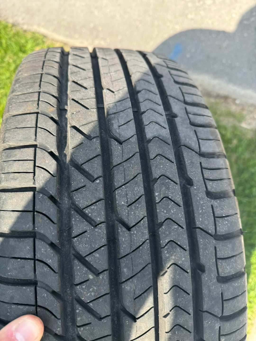 Goodyear 225/45R17 Tire with VW Rim