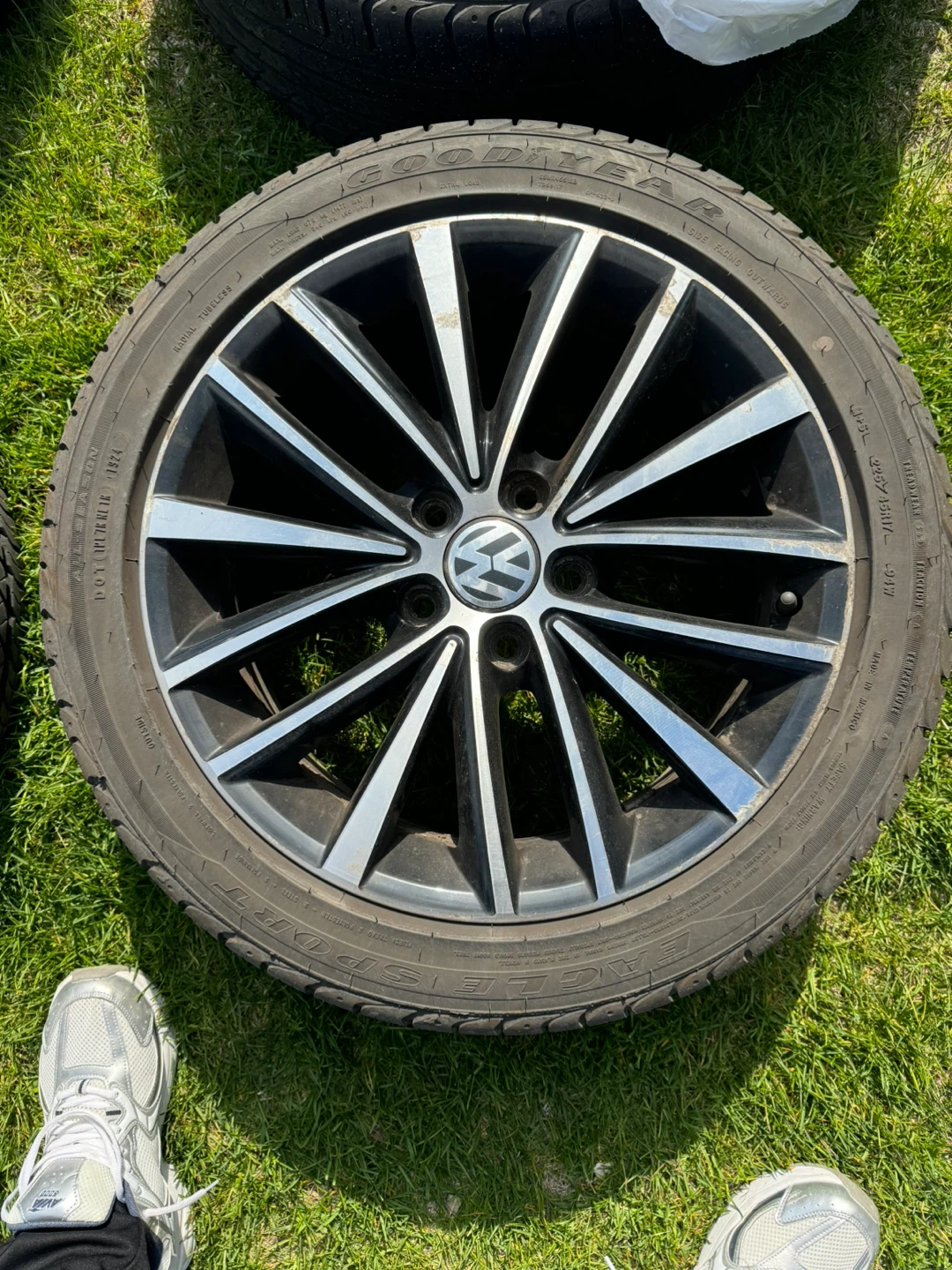 Goodyear 225/45R17 Tire with VW Rim - photo 5