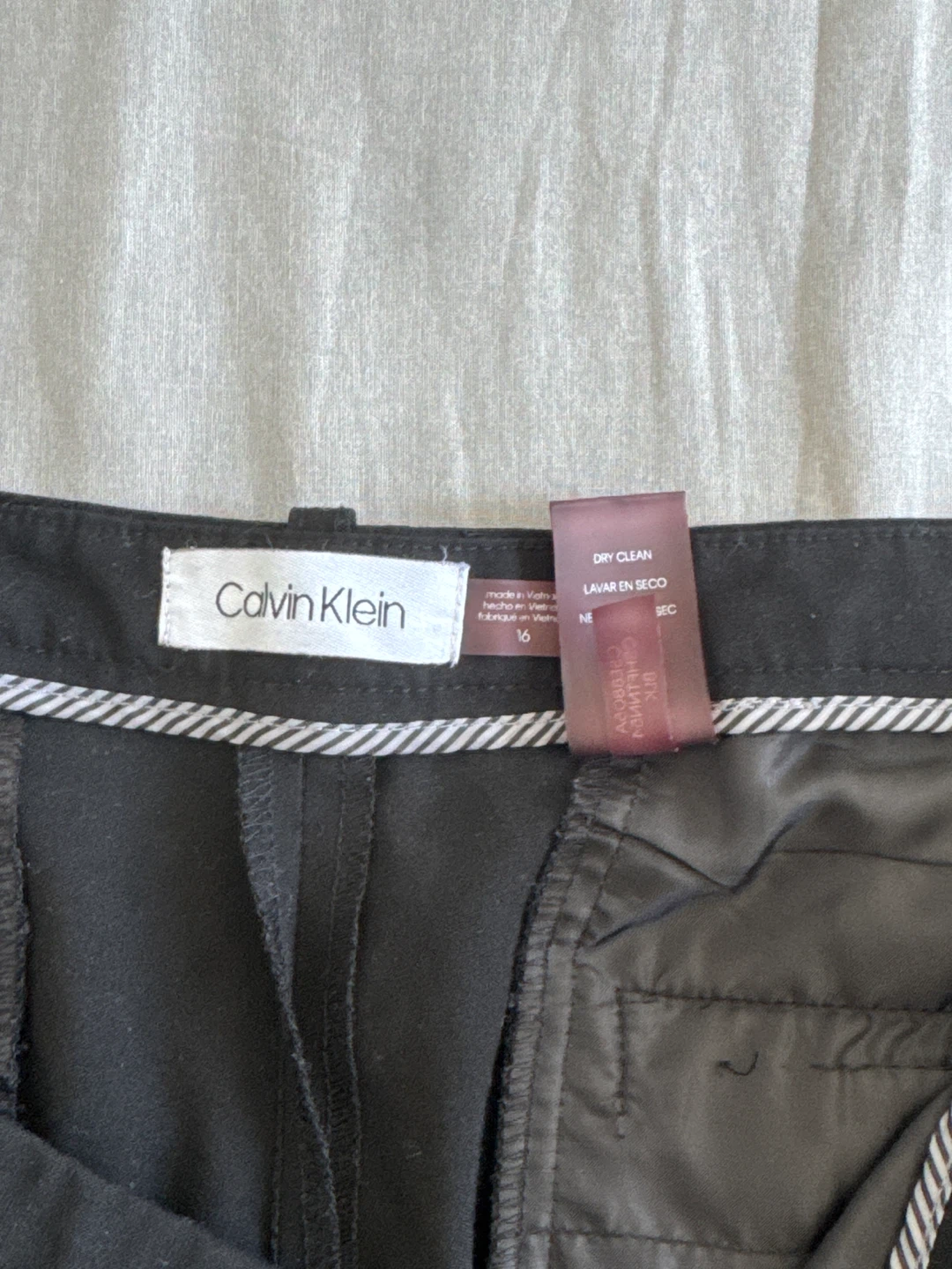 Calvin Klein Black Dress Pants Size 16 - photo 2
