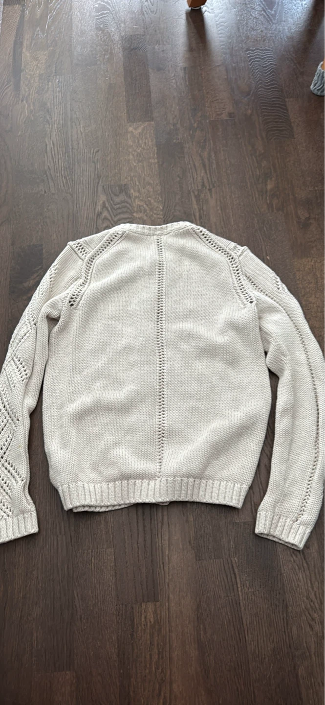 (S) GAP Women's Cream Knit Cardigan🤍 - photo 2