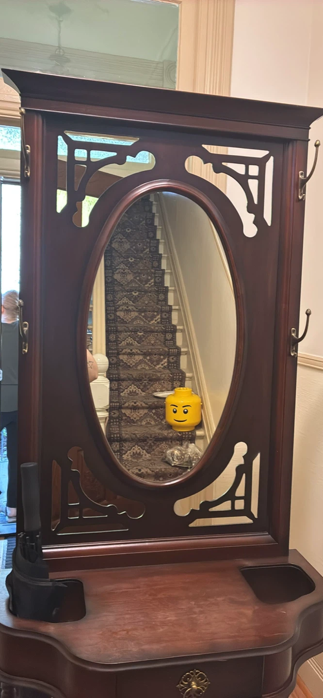 Bombay entryway coat and umbrella stand and mirror. - photo 2