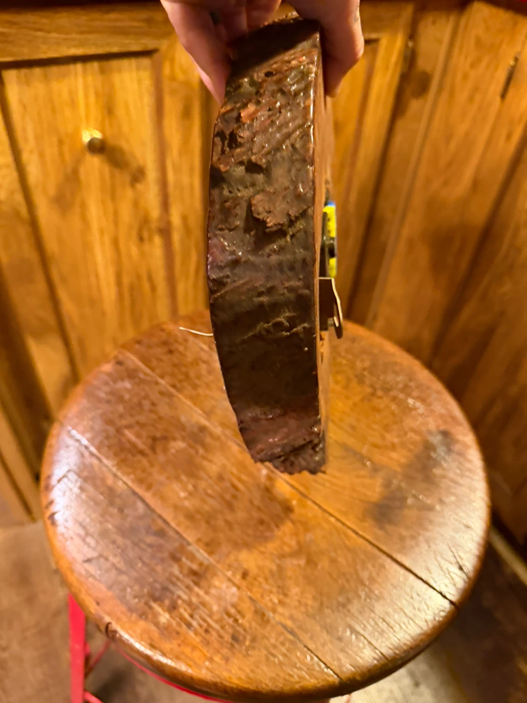 Live Edge Wood Wall Clock - photo 2