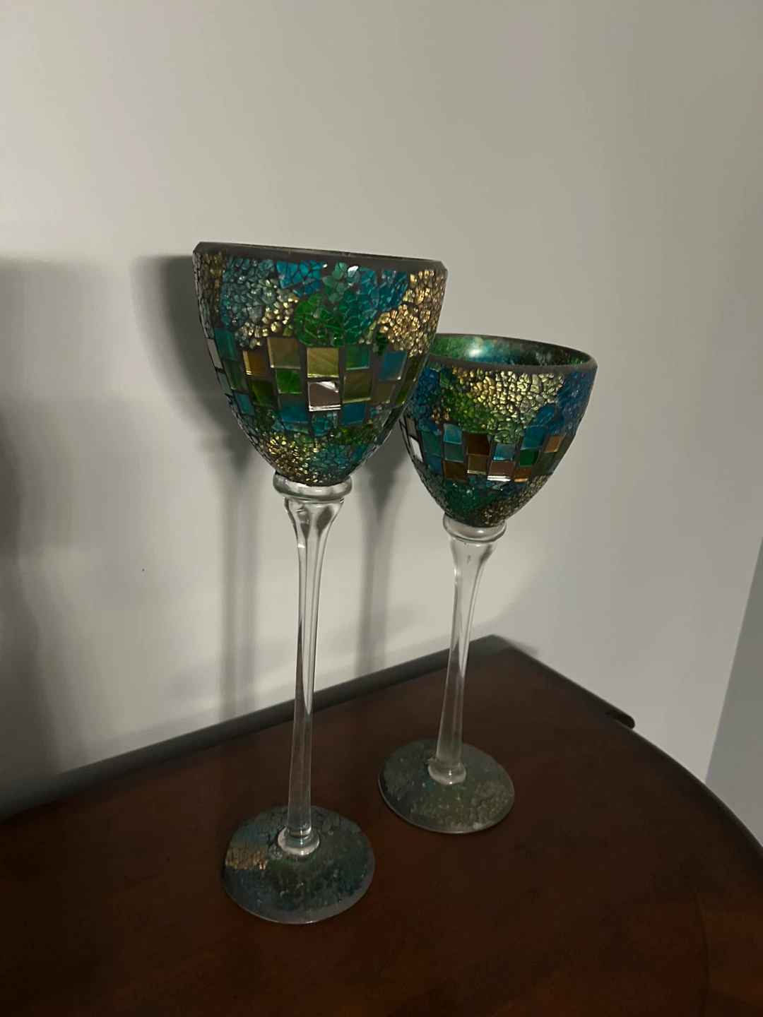 Mosaic Decorative Glasses - Set of 2