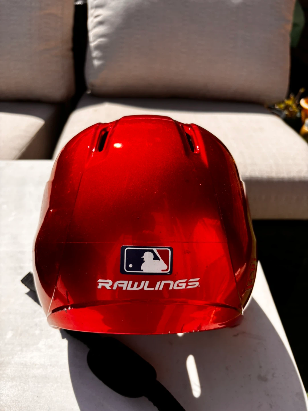 Rawlings Red Baseball Batting Helmet - photo 3