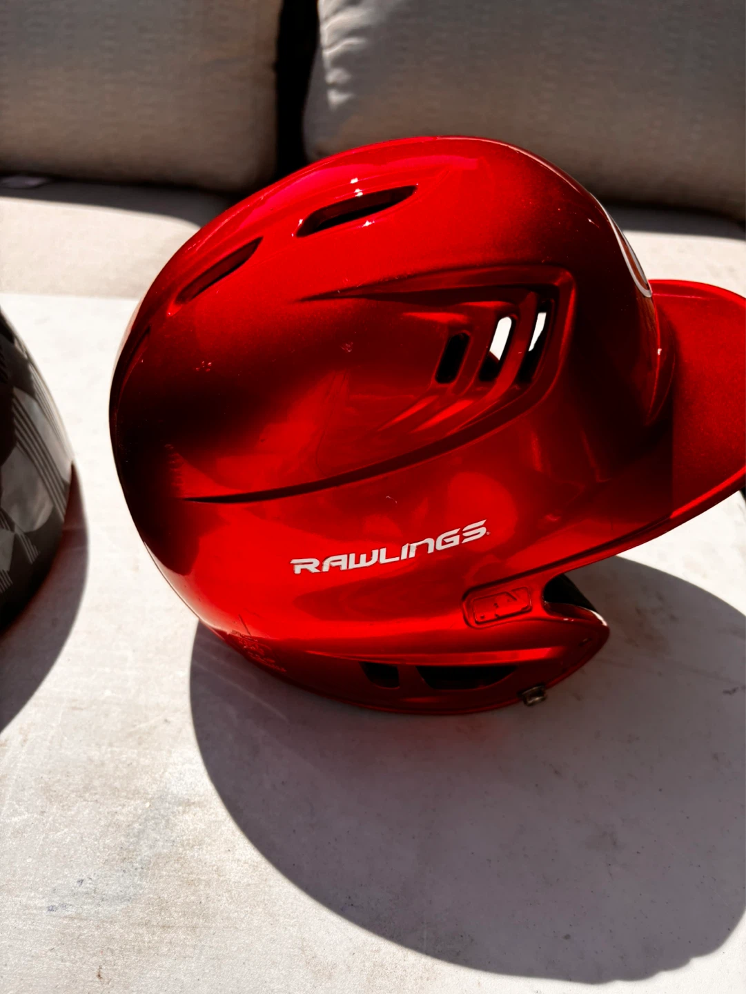 Rawlings Red Baseball Batting Helmet - photo 2