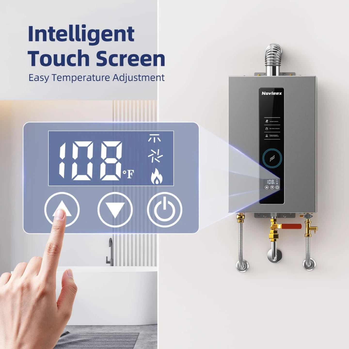 🔥 Brand New Hot Deal – Tankless Propane Water Heater(100,000BTU) - photo 4