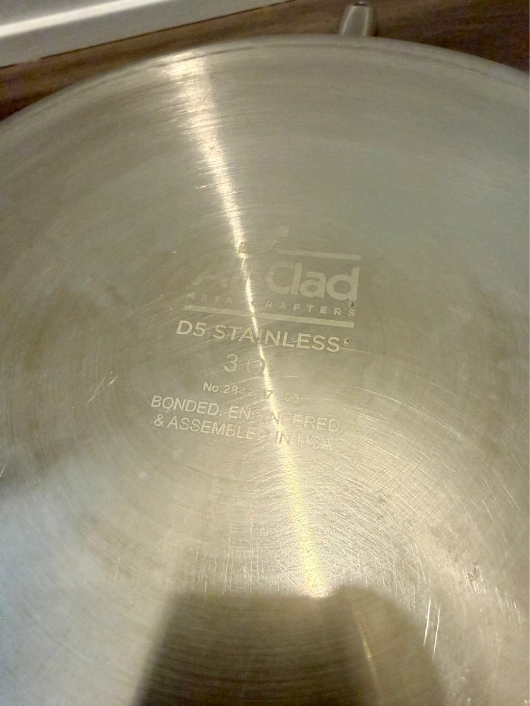 All-Clad D5 Stainless-Steel Saute Pan 3qt - Like New - photo 4