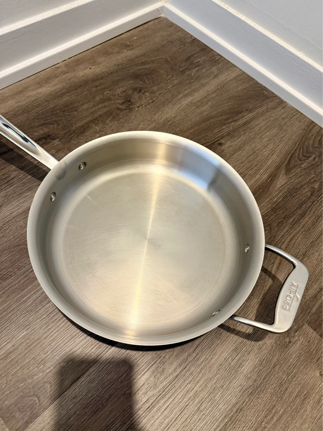 All-Clad D5 Stainless-Steel Saute Pan 3qt - Like New - photo 2