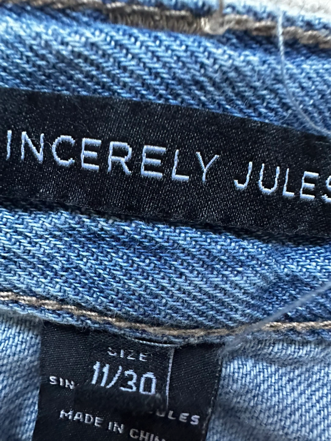 Sincerely Jules Wide Leg Jeans Size 11/30 - photo 2