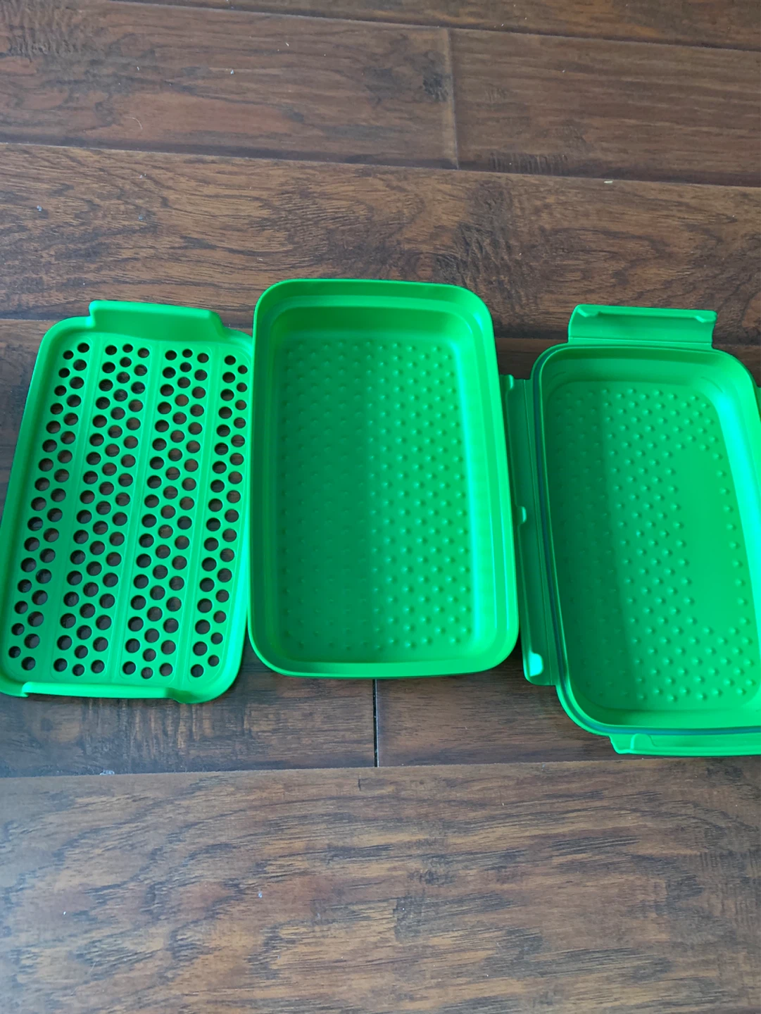 Green Collapsible Food Container - photo 3