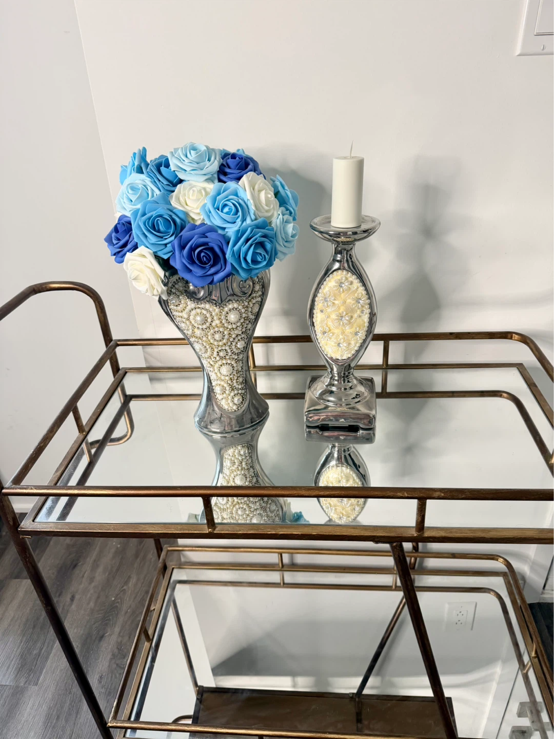 Structube Mirrored Bar Kart Gold MARINGA Mirrored - photo 3