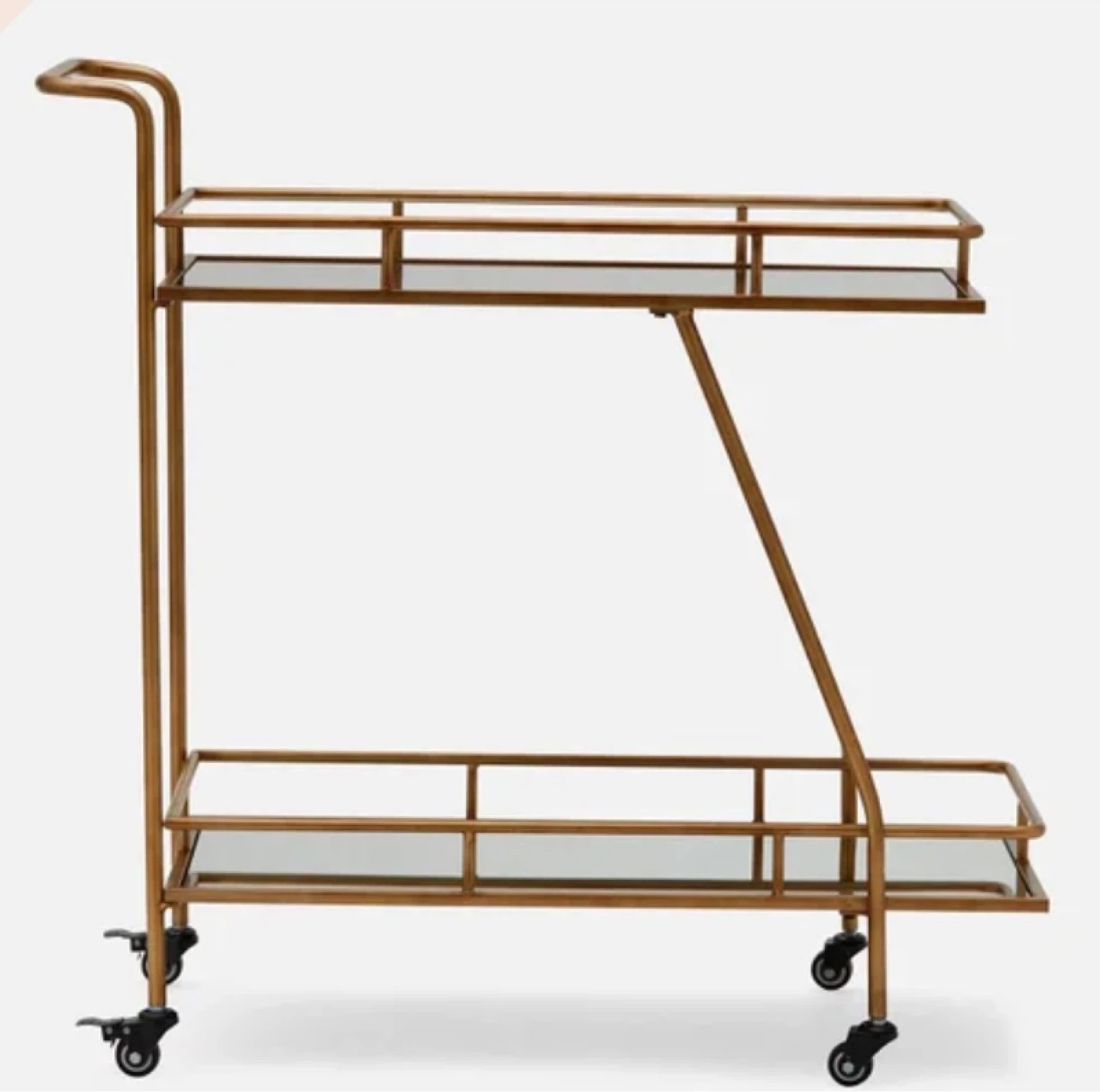 Structube Mirrored Bar Kart Gold MARINGA Mirrored - photo 5