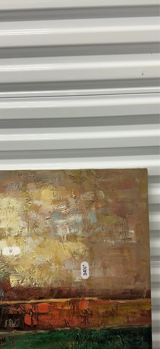 Beautiful VTG 90’s Abstract Oil Painting - photo 4
