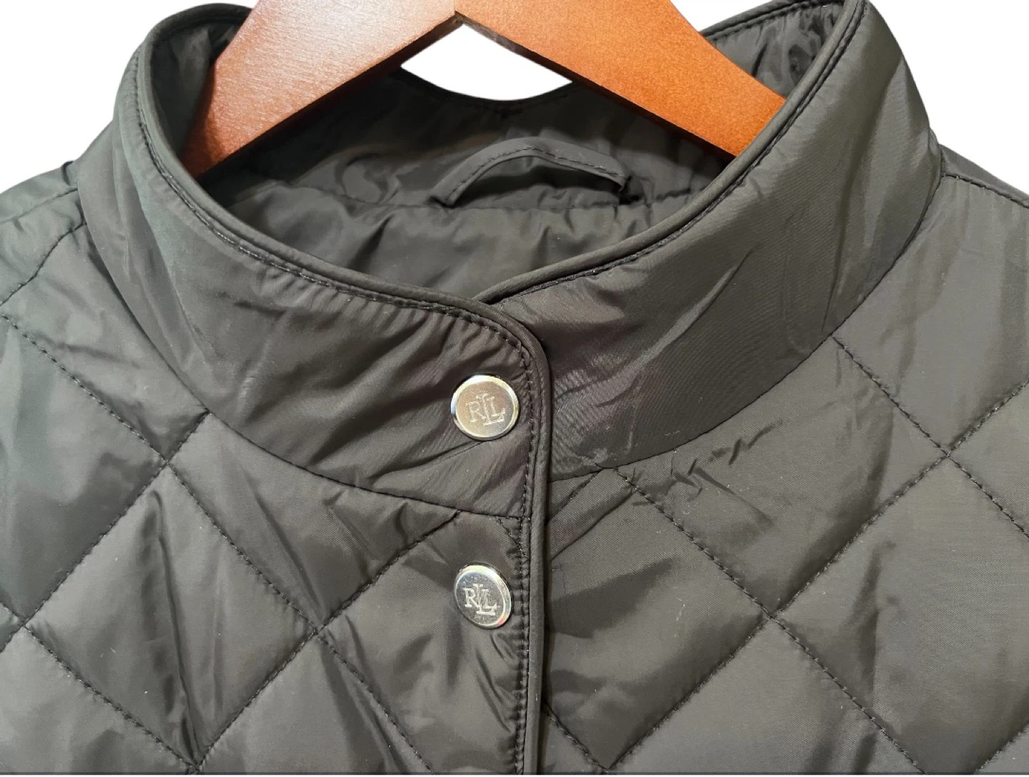Ralph Lauren Quilted Puffer Vest – Black – Size Large – BNWT - photo 3