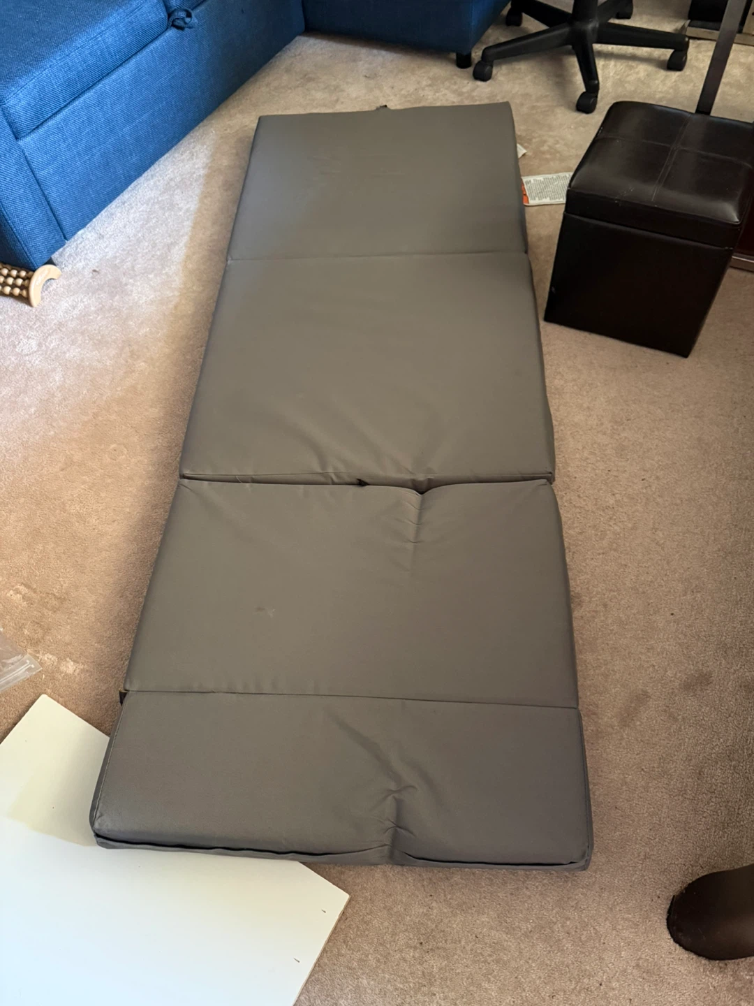 Grey Folding Foam Mattress