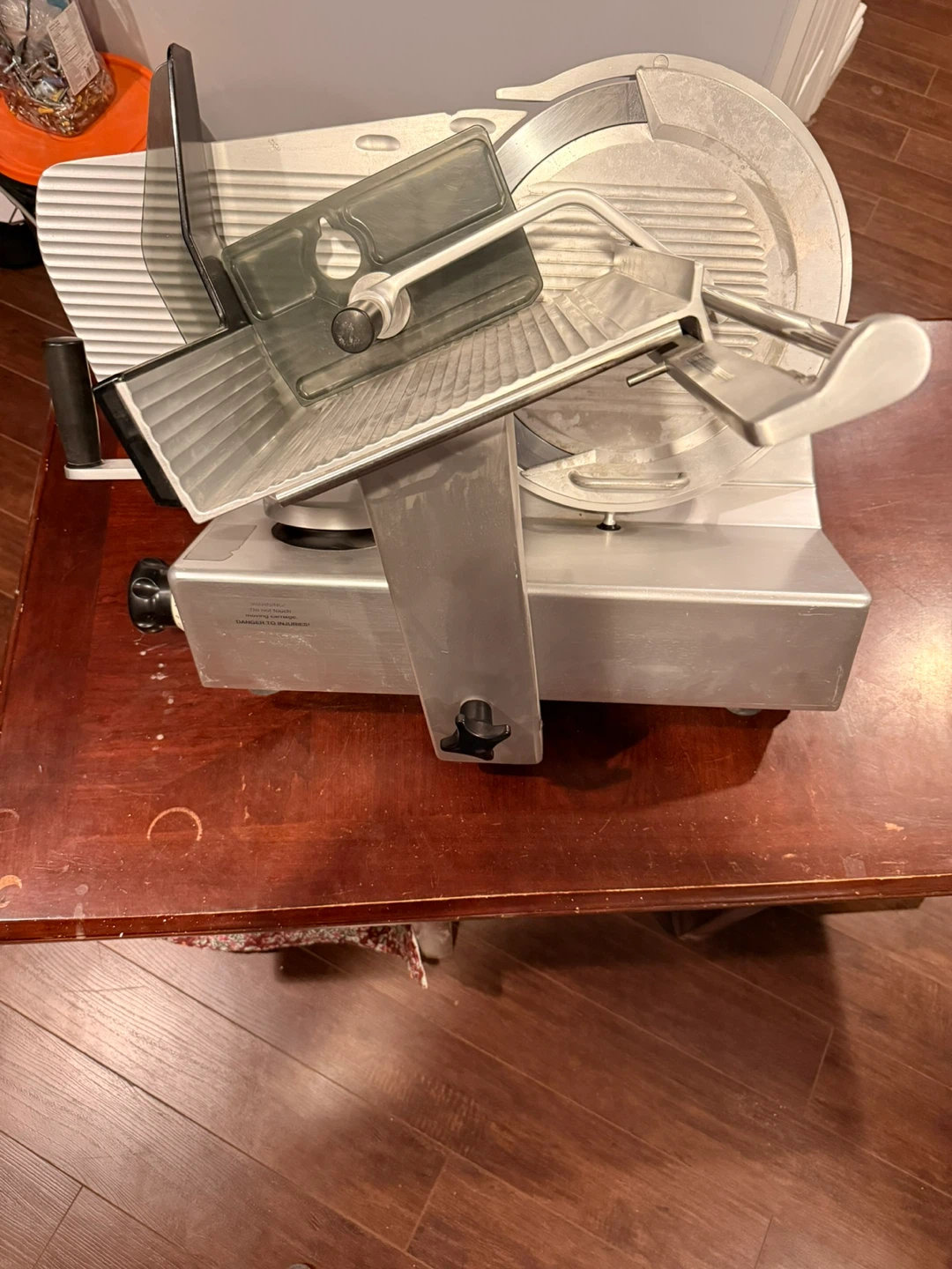 Commercial Meat Slicer - Stainless Steel - photo 3