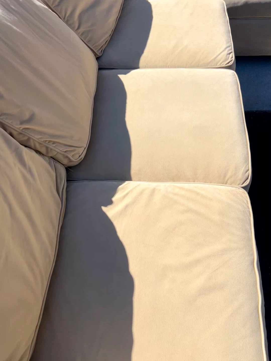 Sectional Sofa - Cream Beige - photo 4