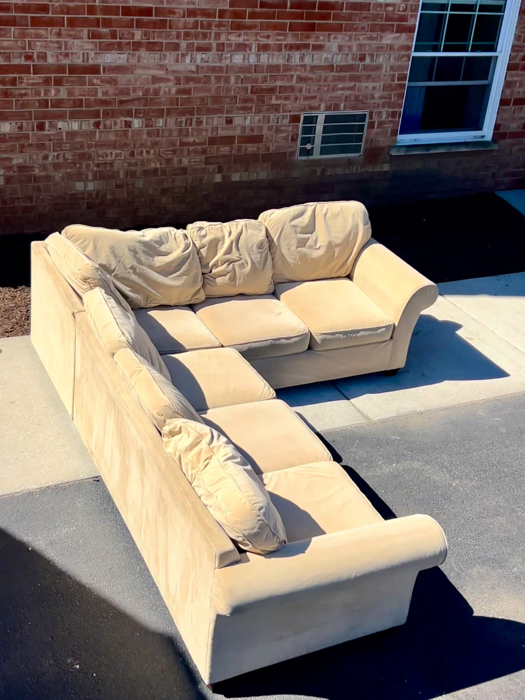 Sectional Sofa - Cream Beige