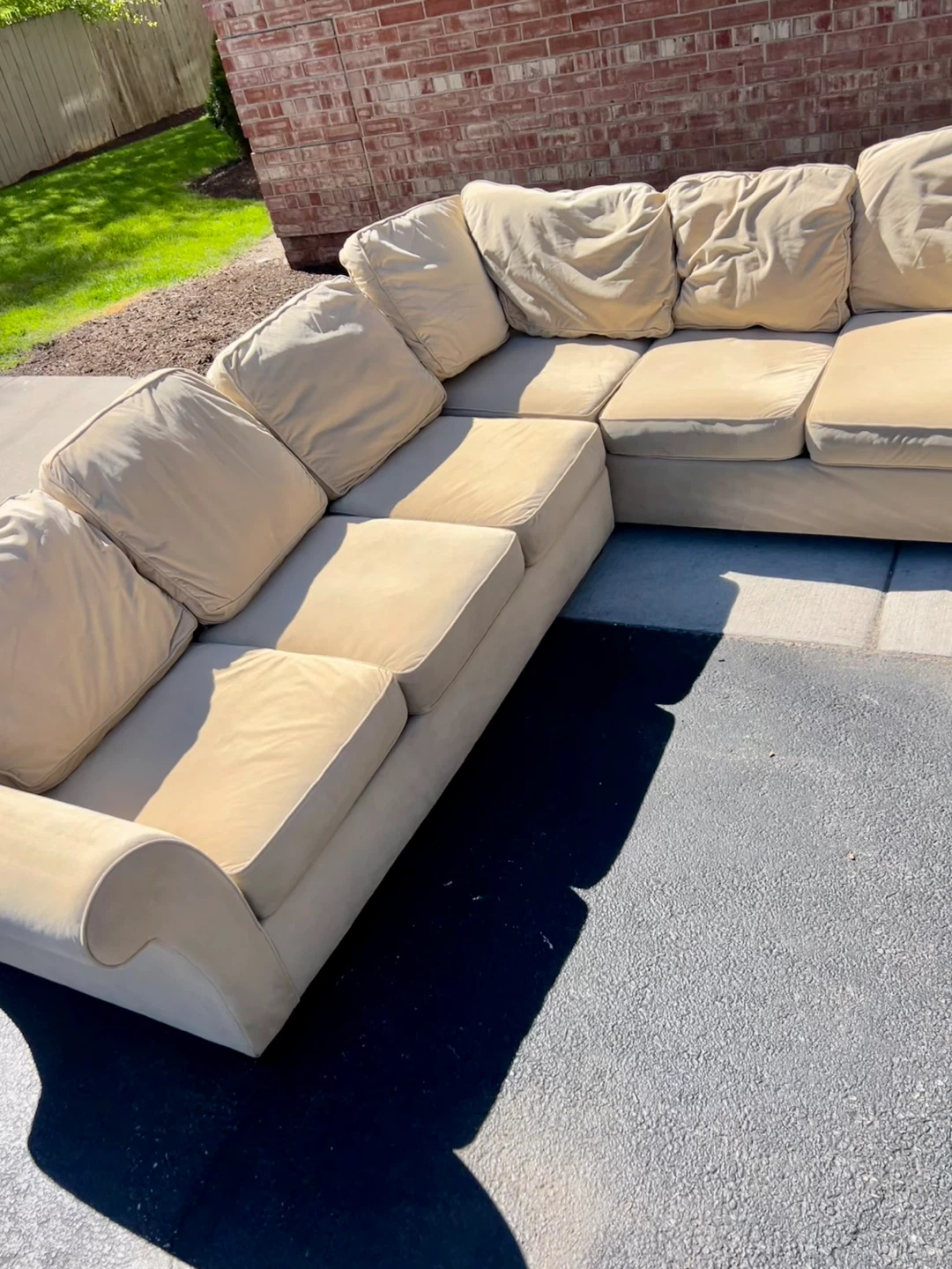 Sectional Sofa - Cream Beige - photo 5