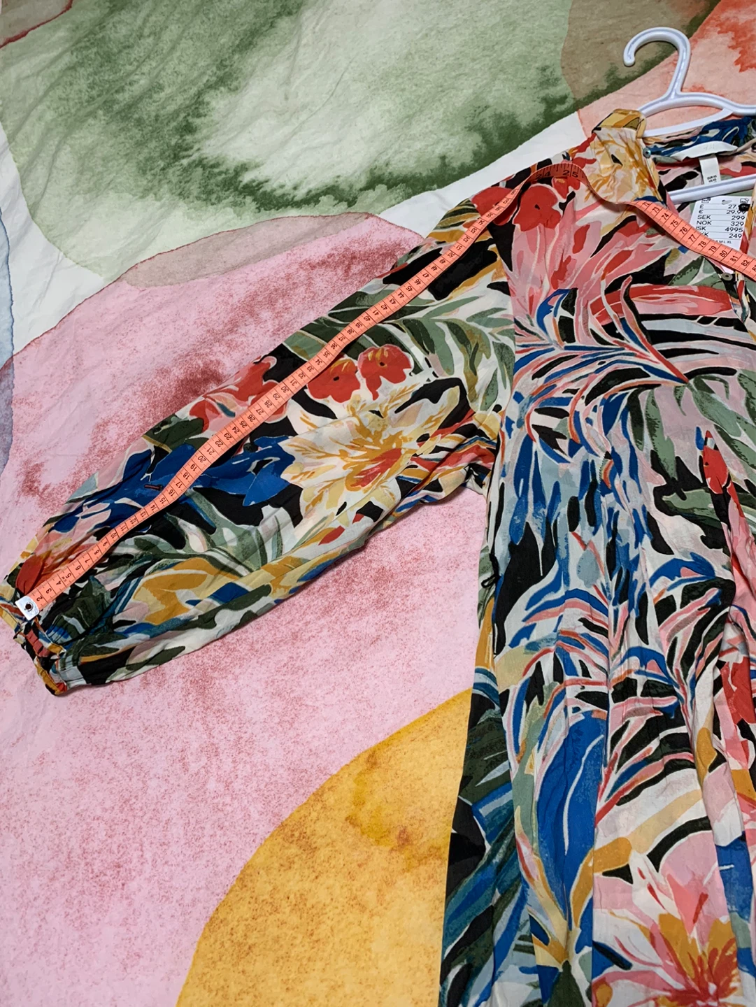 H&M Floral Print Midi Dress Size M - photo 3