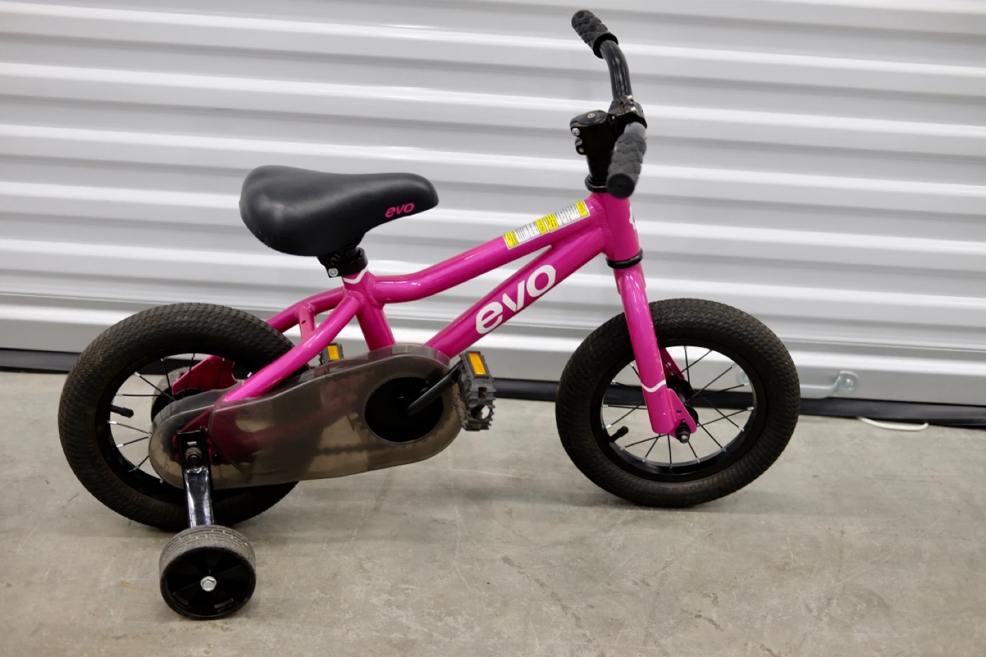 Pink EVO Balance Bike with Training Wheels - photo 3